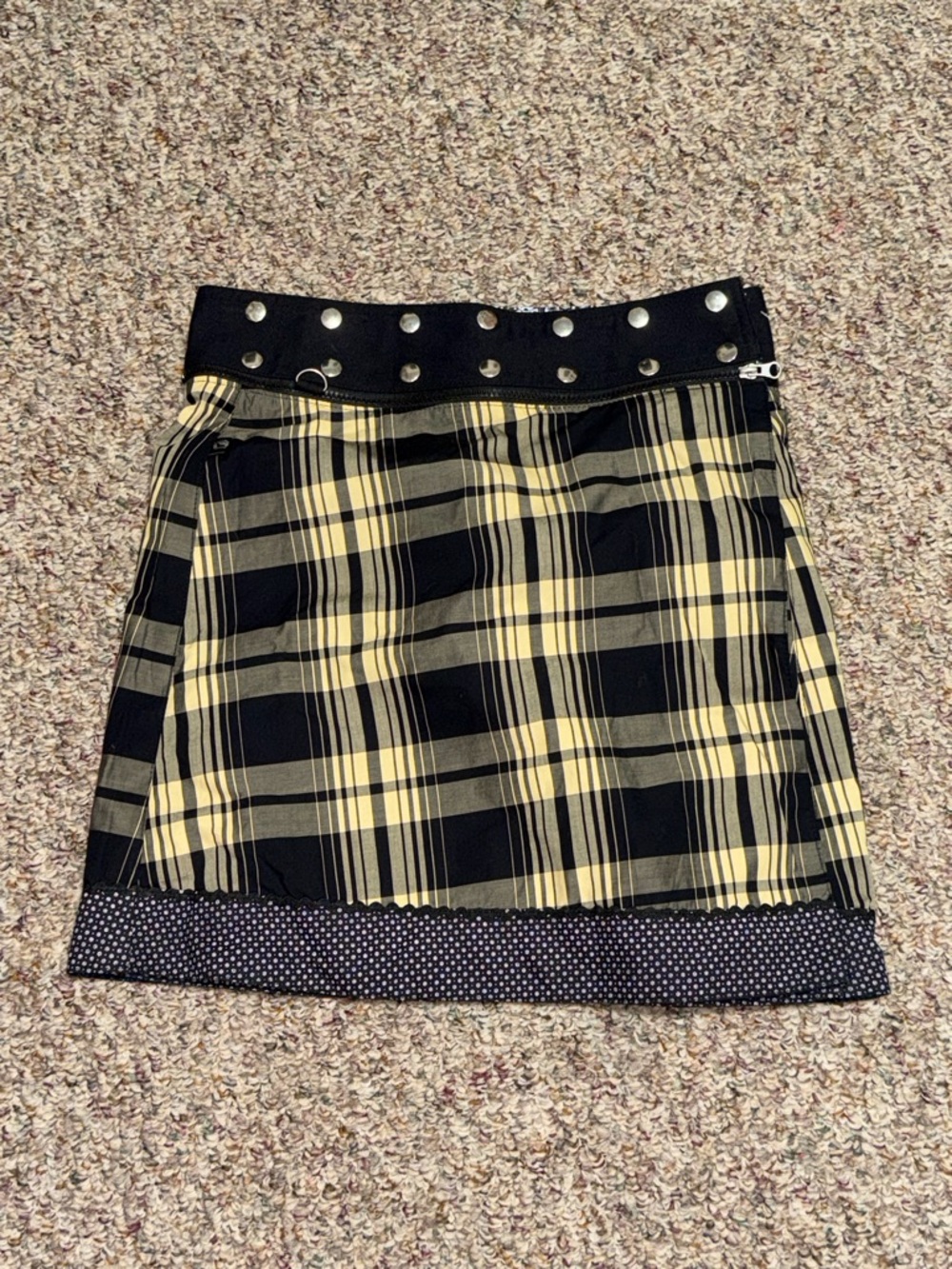 NWT Zand Amsterdam reversible wrap skirt one size os S M L knee‎ length snap